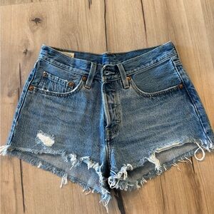 Denim Distressed Women's Shorts